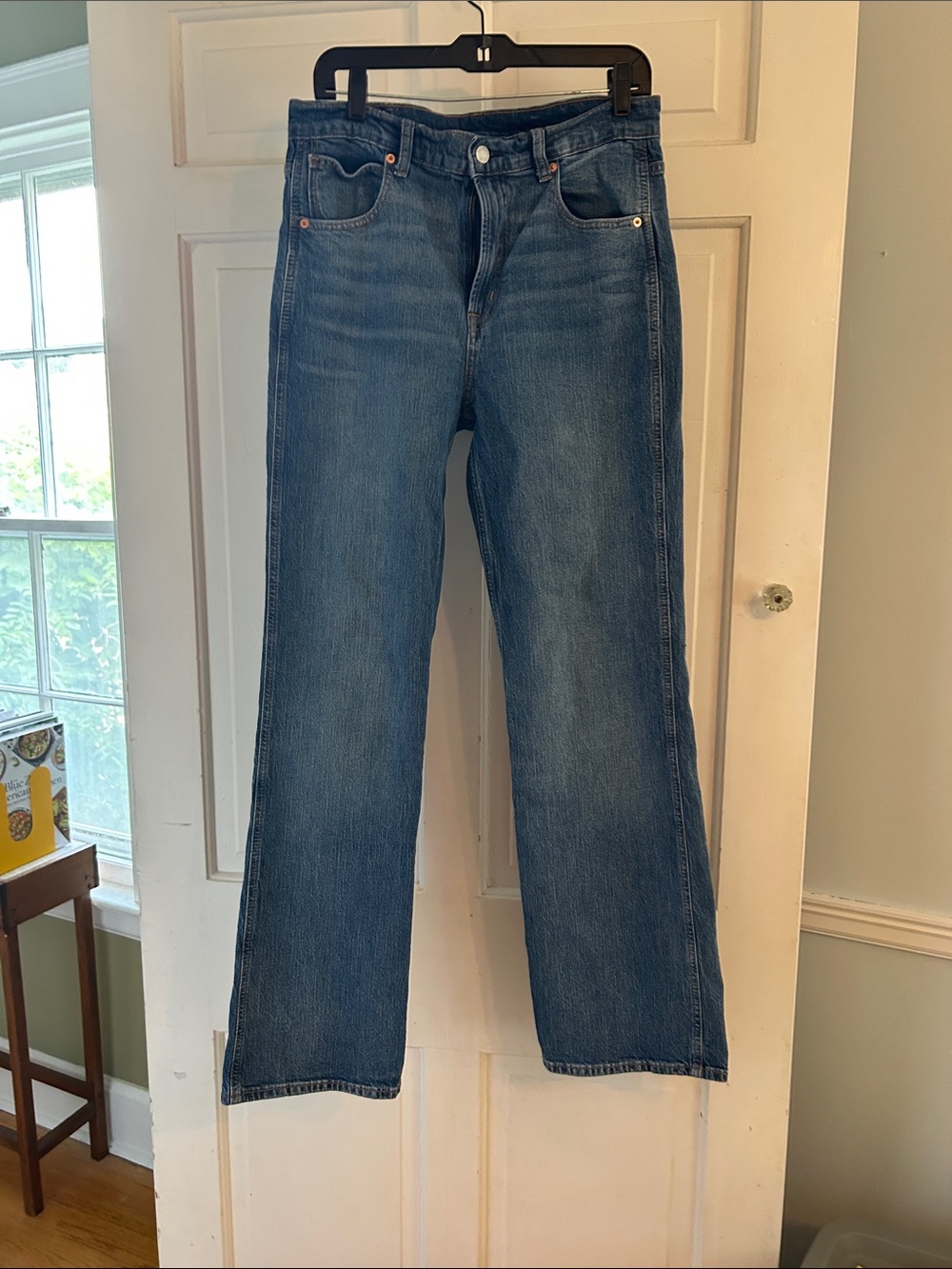 GAP Vintage Flare High Rise Blue Denim Jeans